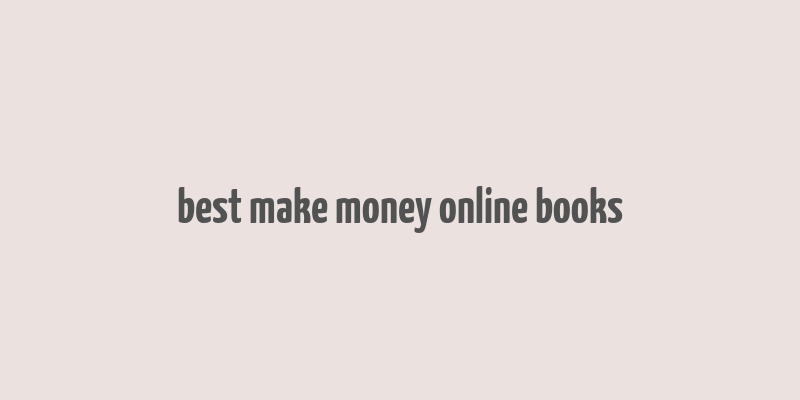 best make money online books