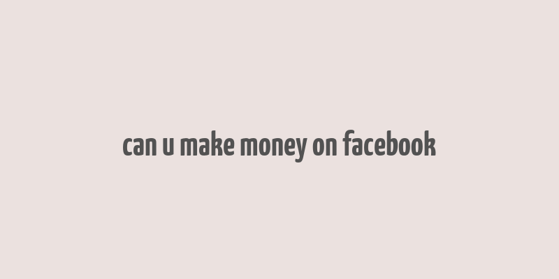 can u make money on facebook