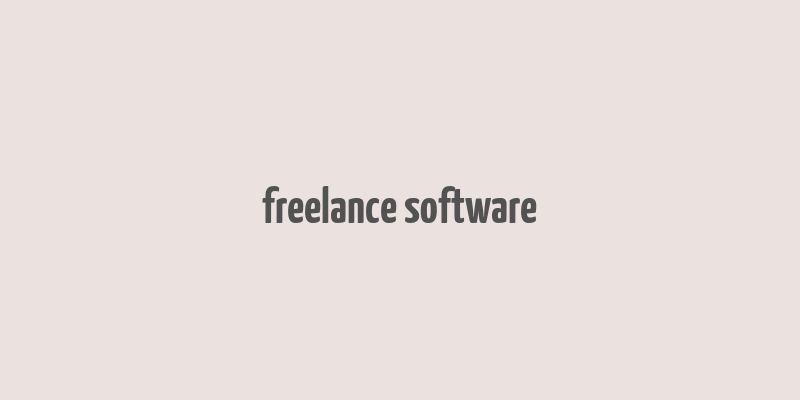 freelance software