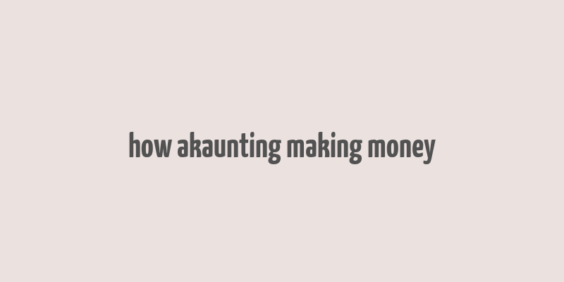 how akaunting making money