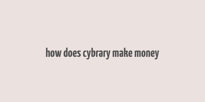 how does cybrary make money