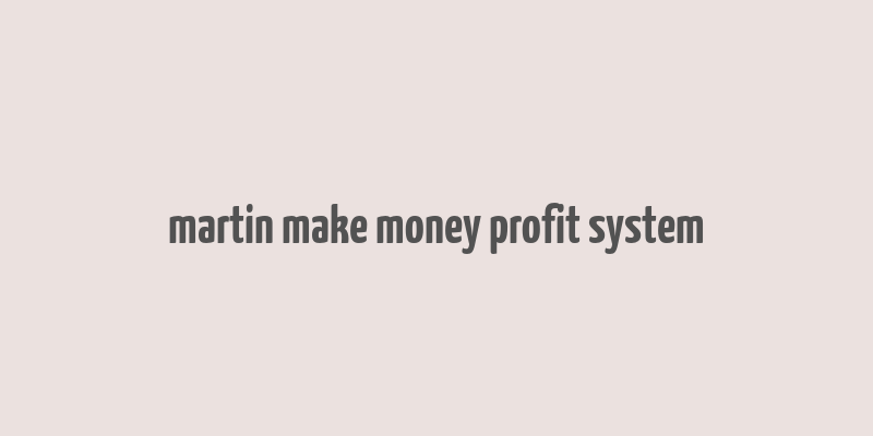 martin make money profit system