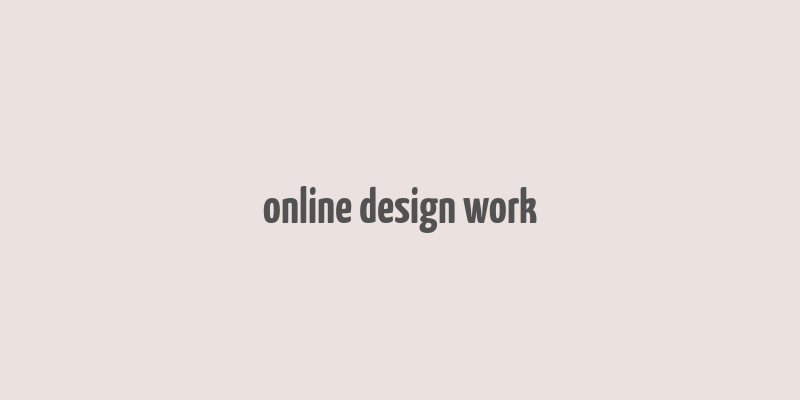 online design work