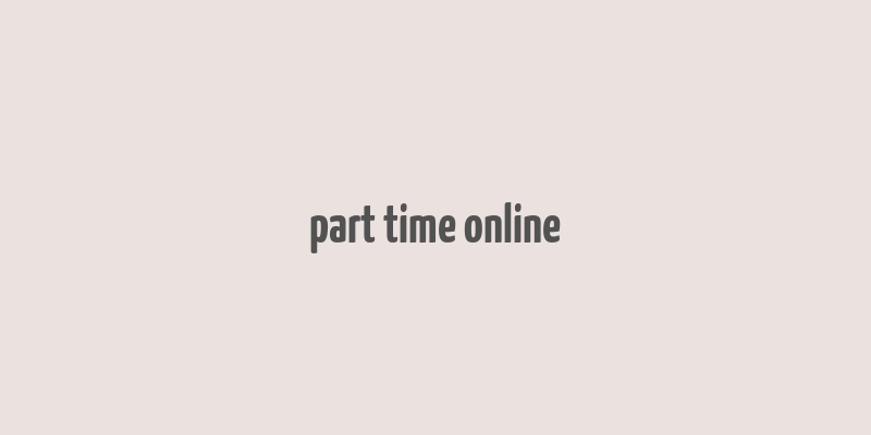 part time online