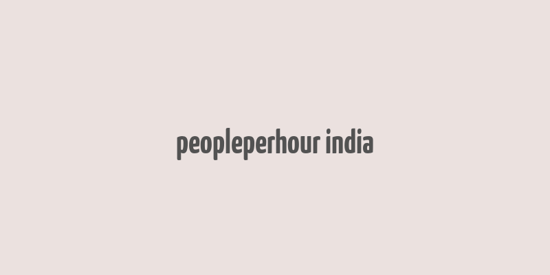 peopleperhour india