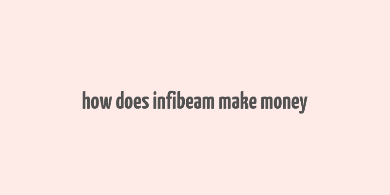 how does infibeam make money