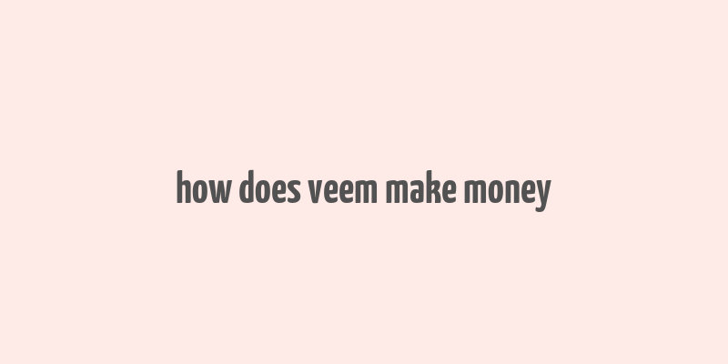 how does veem make money