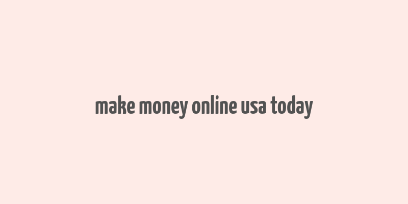 make money online usa today