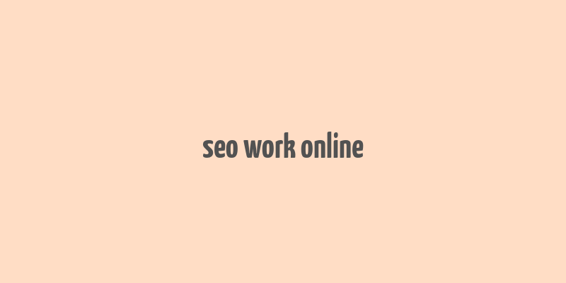 seo work online